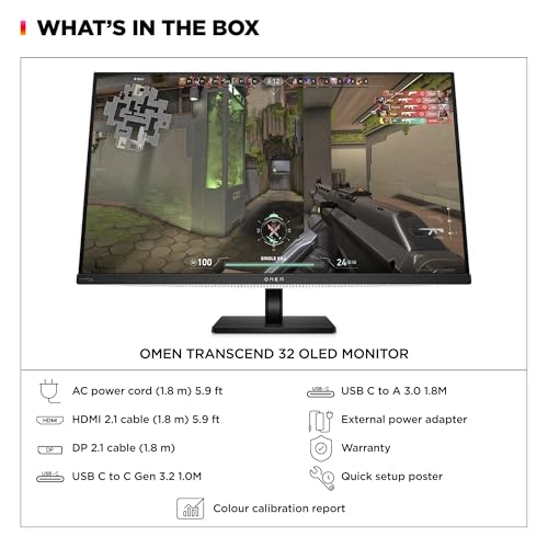 HP OMEN 34c Curved Monitor, 34'