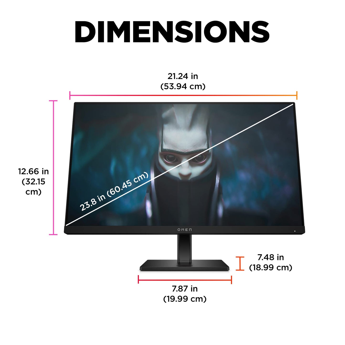 HP OMEN 34c Curved Monitor, 34'