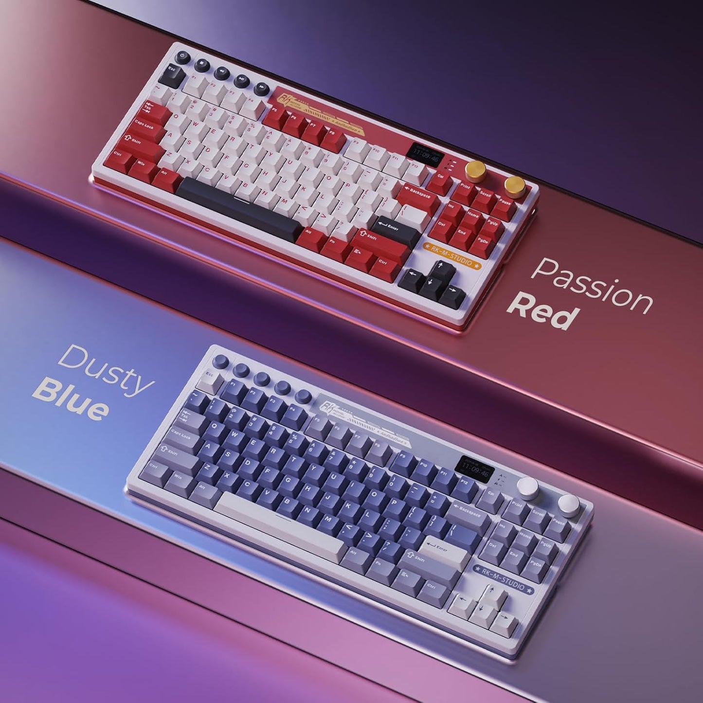 RK ROYAL KLUDGE M87 Mechanical Keyboard Wireless