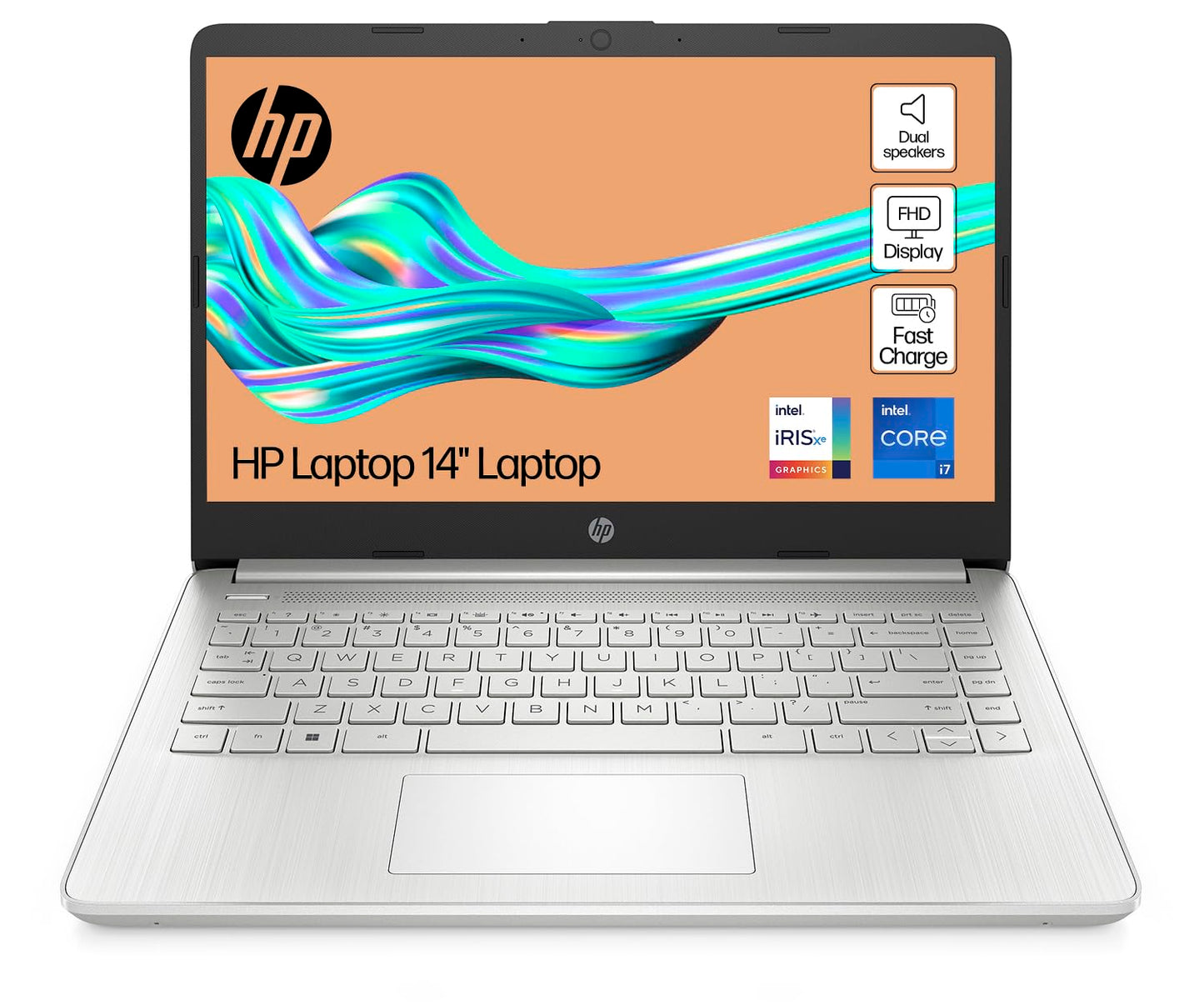 HP 14" Laptop, Intel Core i5-1235U