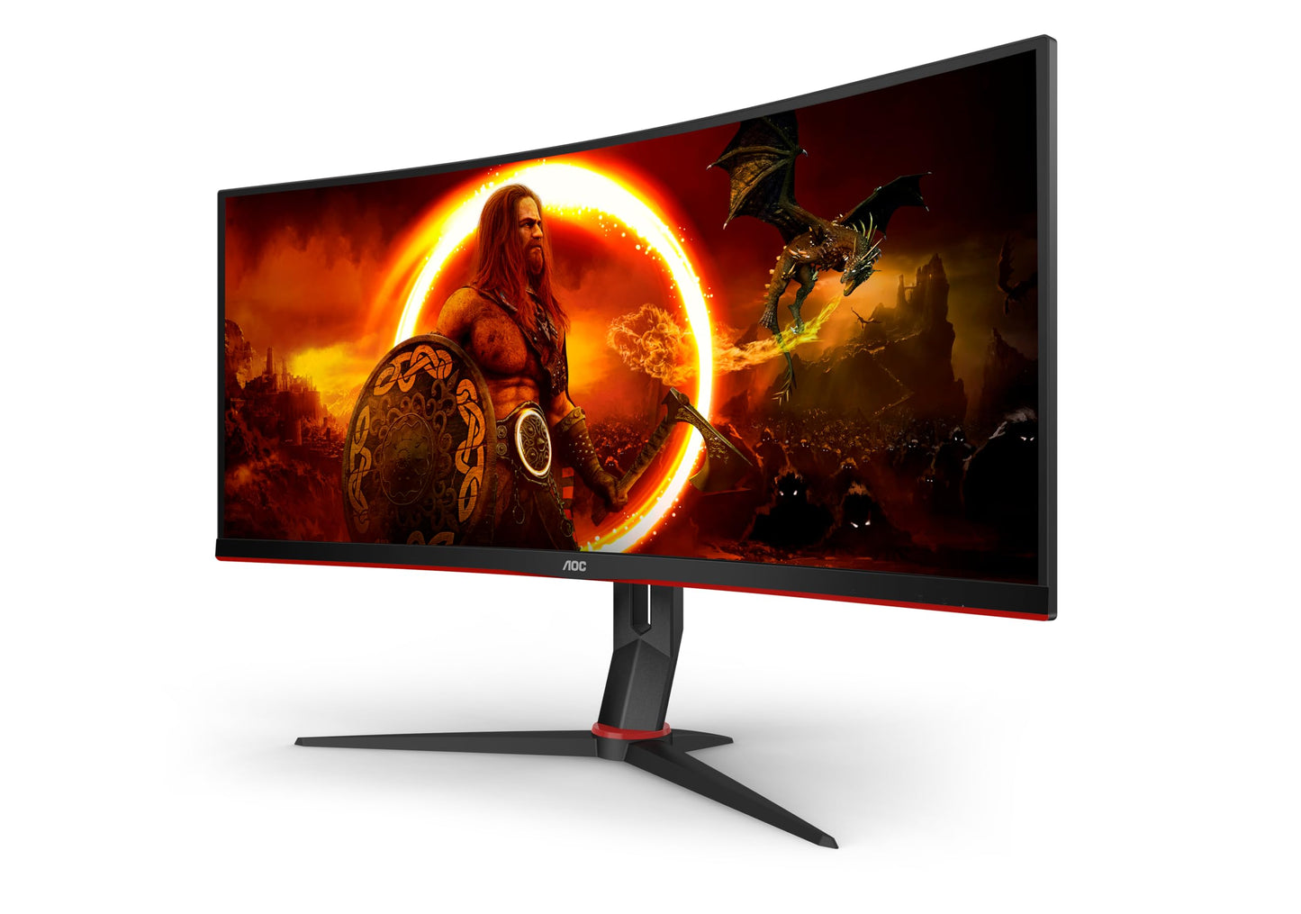 AOC Gaming CU34G2XP - 34 Inch WQHD Curved Monitor,