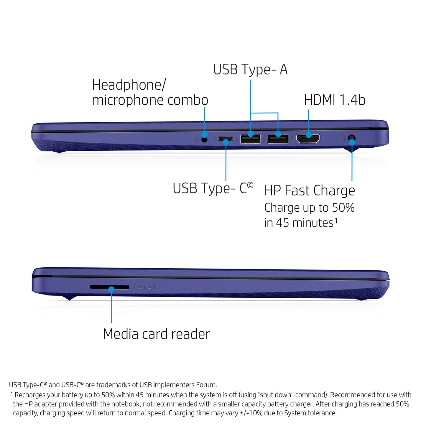 HP 14" Laptop, Intel Core i5-1235U