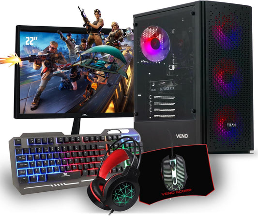 Veno Scorp Gaming PC Bundle Intel Core i7