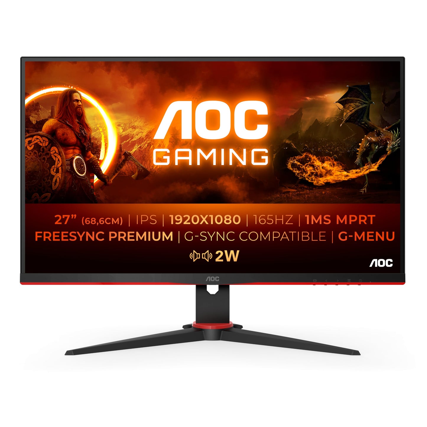 AOC Gaming CU34G2XP - 34 Inch WQHD Curved Monitor,