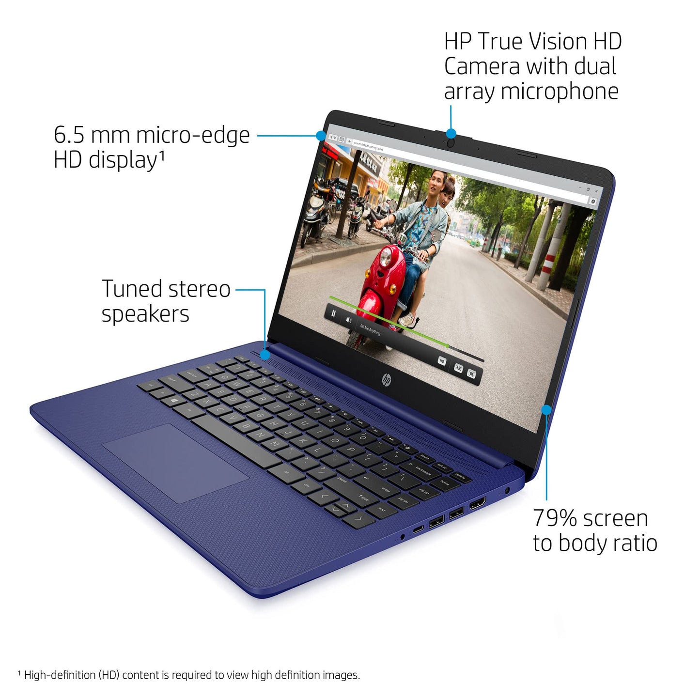 HP 14" Laptop, Intel Core i5-1235U